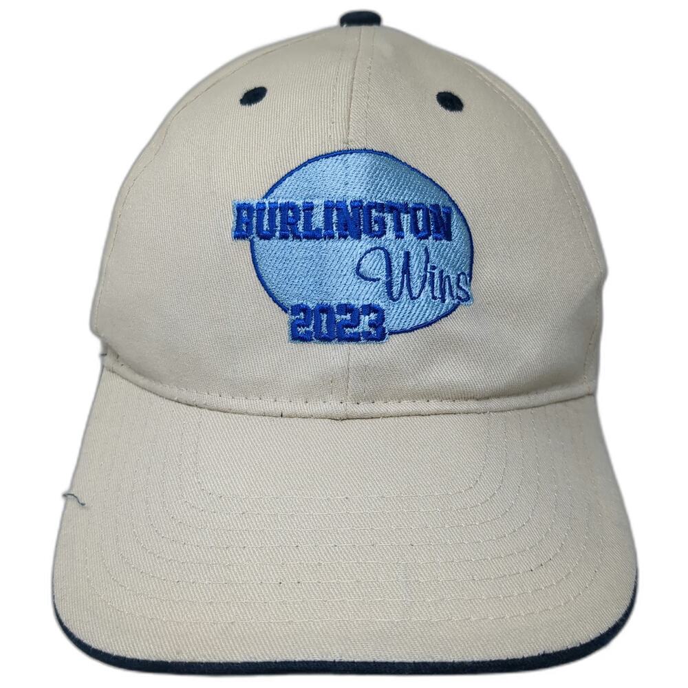 Hit Baseball Cap Beige One Size Burlington Wins 2023 Strapback Cotton Blue Hat